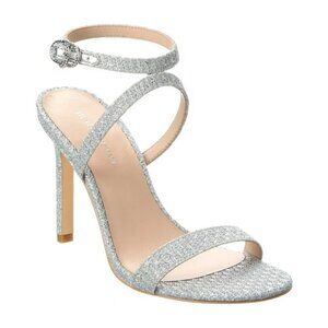 Stuart Weitzman Crystal Buckle 95 Glitter Sandal,